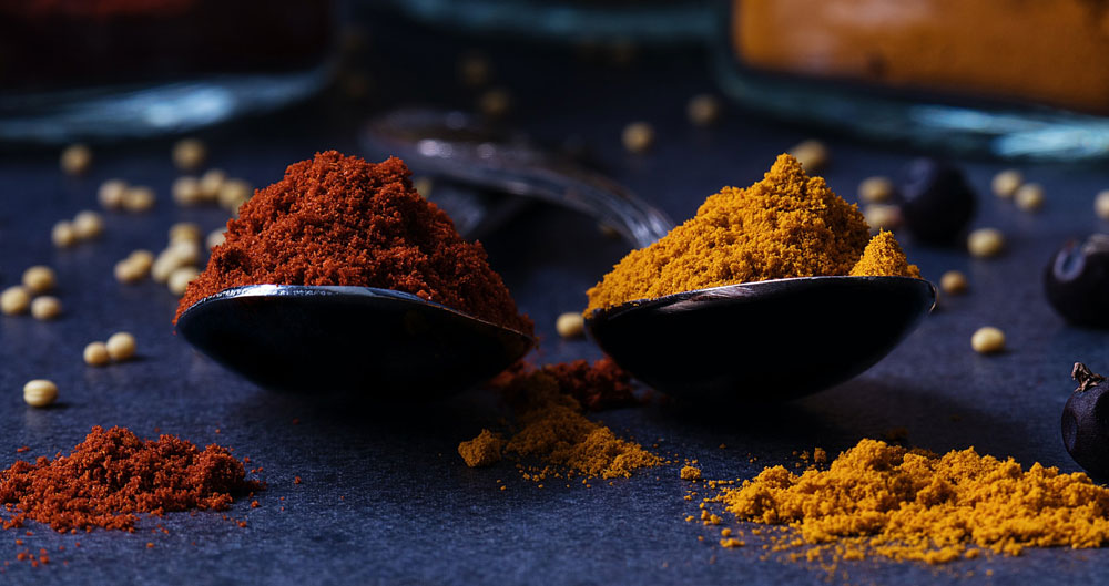 spices for weightloss in two spoons